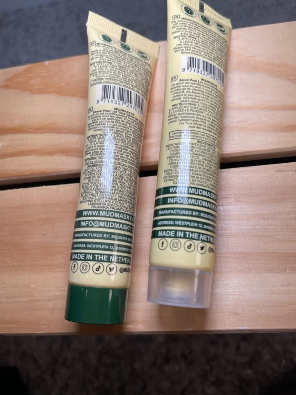 MUDMASKY Vitamin-Infused Eye Serum  x2 BRAND NEW-Sealed